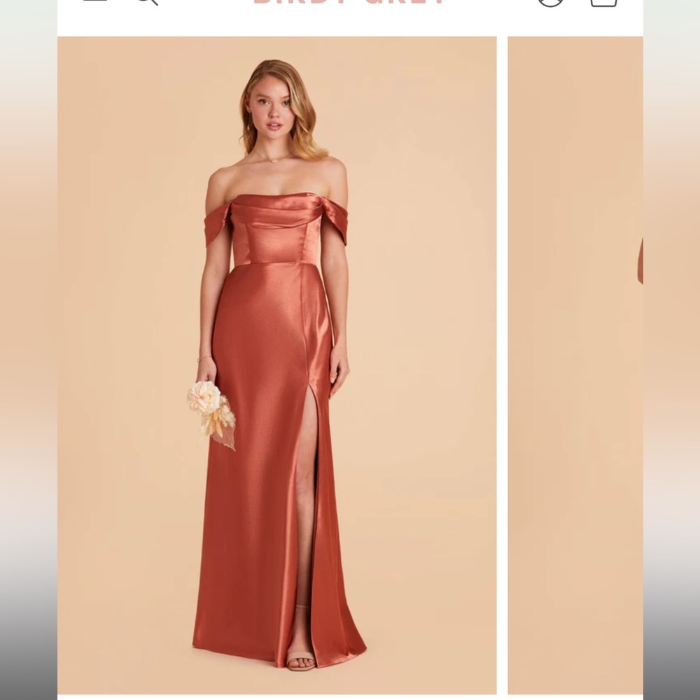Birdy Grey MIA CONVERTIBLE DRESS
SHINY SATIN TERRACOTTA